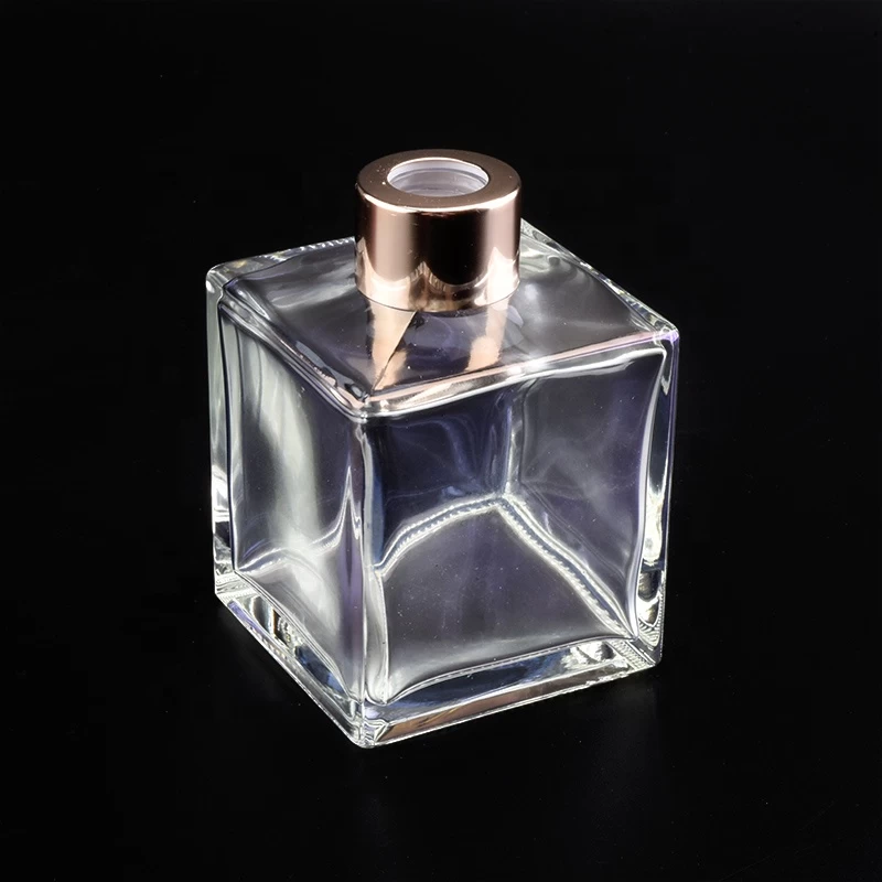 200ml Square reed undecorated diffuser glass bottle