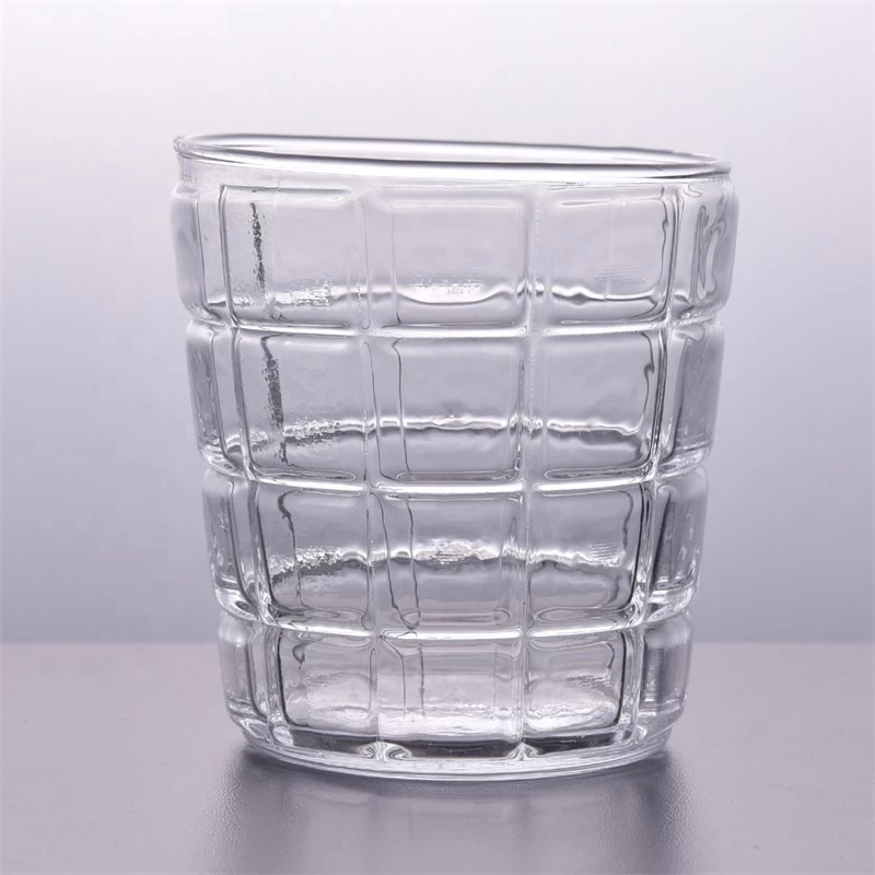 home decorations candle vessel luxury glass container for candle making