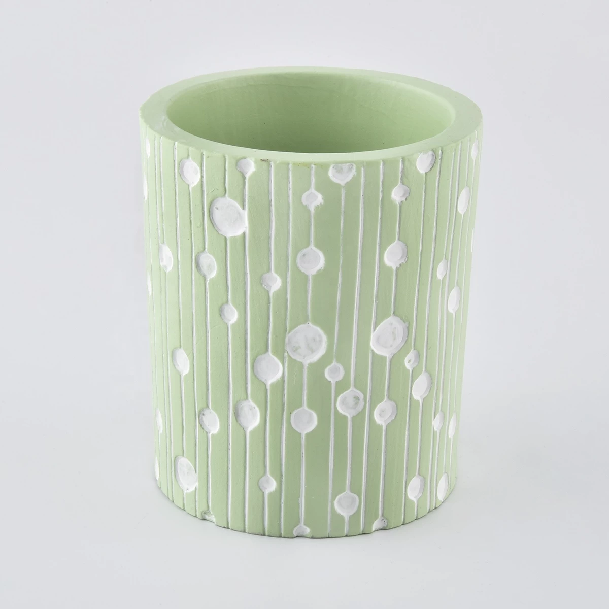 OEM/ODM tealight ceramic candle vessel 10oz