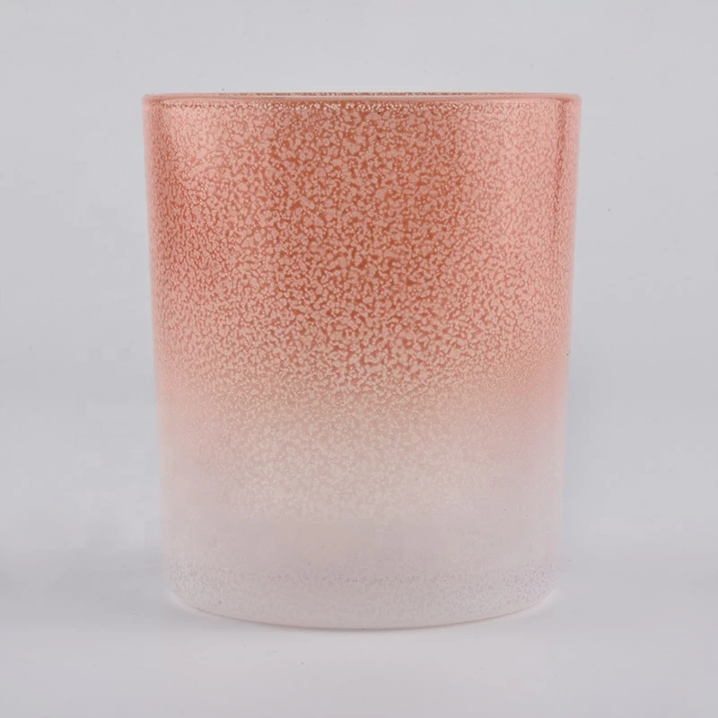 Sunny Gradient decorative empty glass jar candle holder