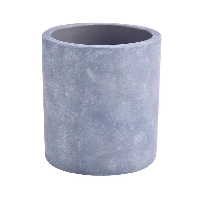 15oz  dark color concert cylinder candle jar empty home decoration for wholesale
