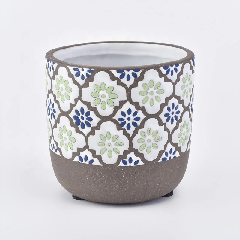300ml vintage matte porcelain ceramic holder tealight candle jar wholesale