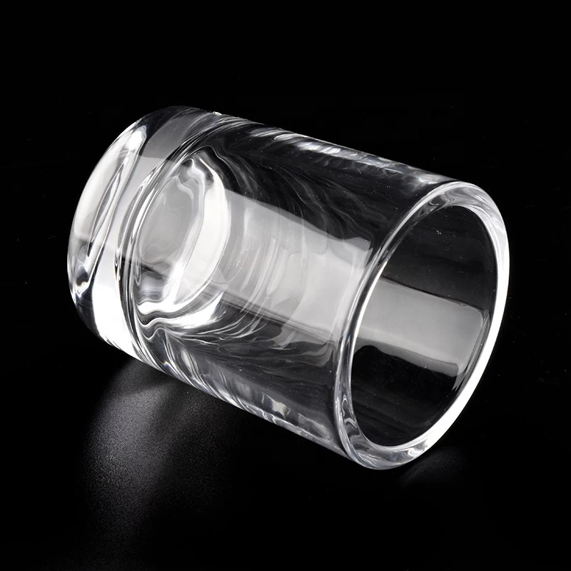 Sunny tealight clear glass candle jar for candle making 6oz 8oz