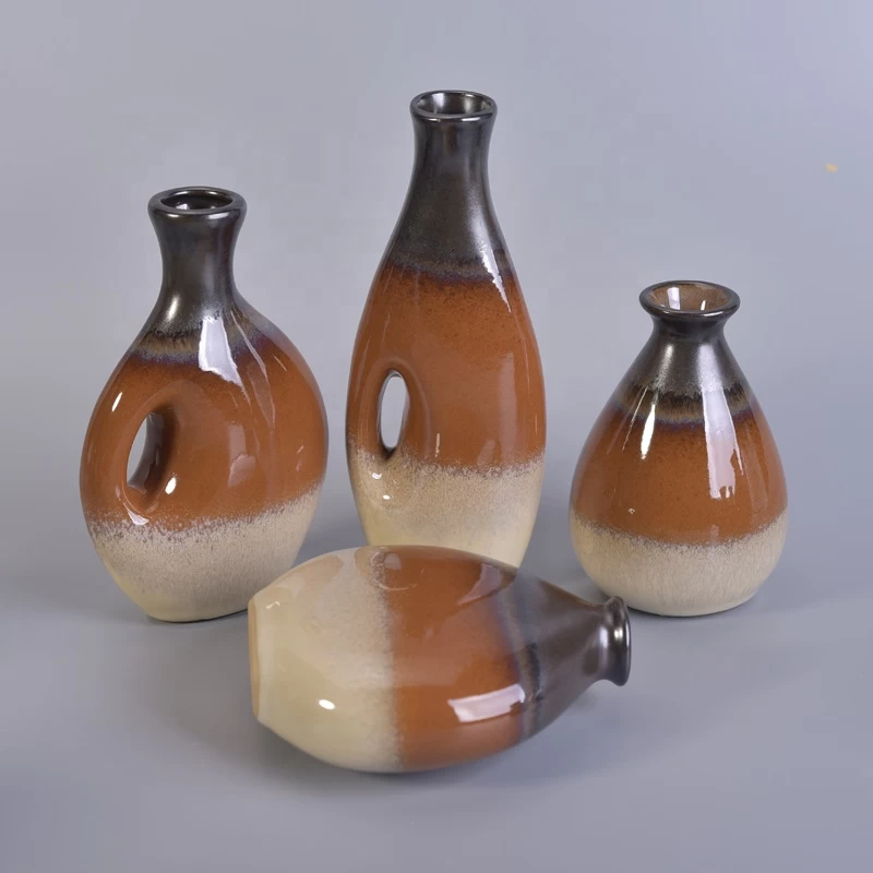 200ml Luxury oil aroma ceramic car reed diffuser bottles
