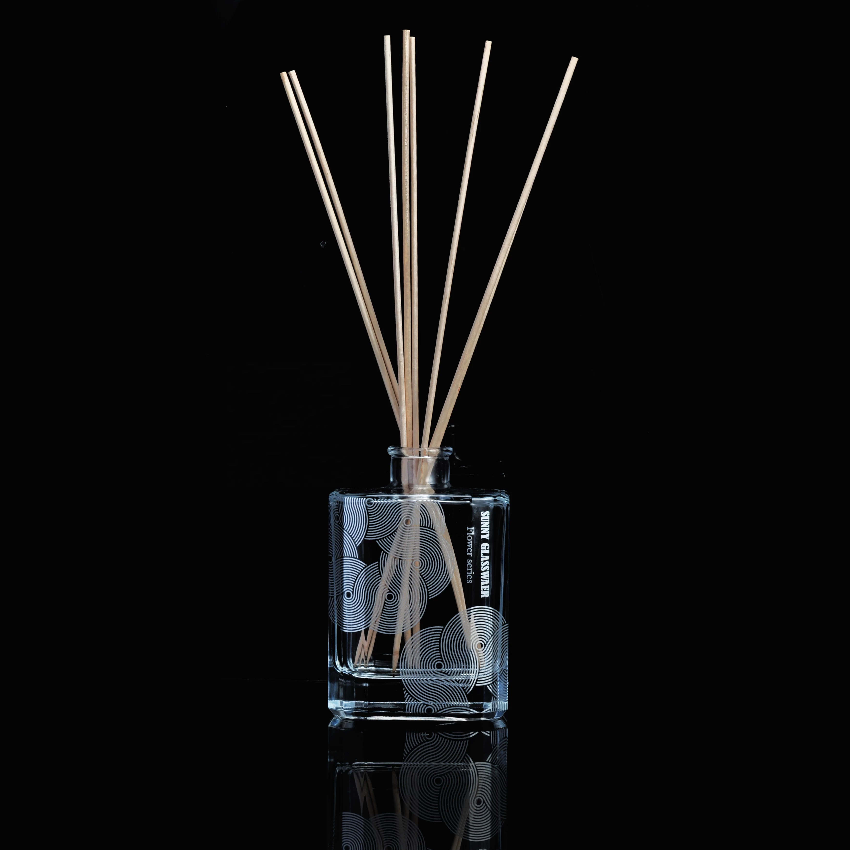 Sunny clear Luxury essential oil reed glass diffuser bottles