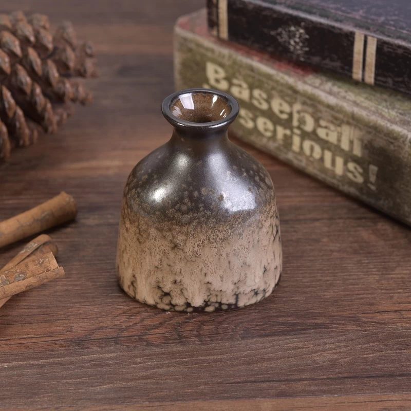 Fragrance fancy aroma ceramic oil reed diffuser bottles