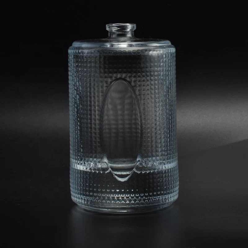 100ml Empty embossed glass perfume fragrance empty bottle home decor