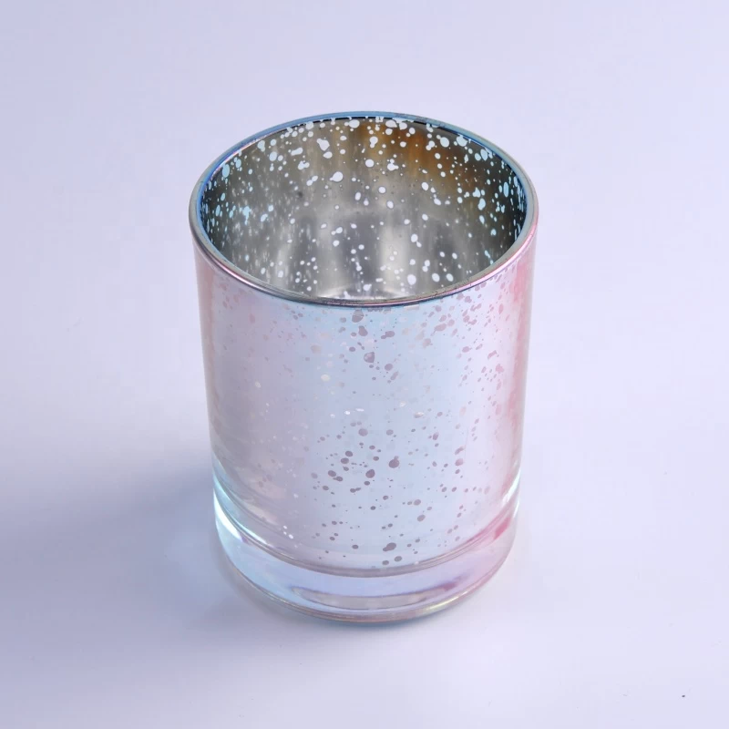 Sunny cylinder silver mercury luxury glass candle jar wholesales