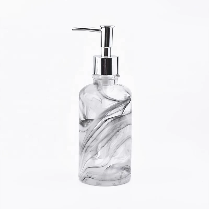 4pc Luxury mable glass bathroom shower accessory sets wholesales