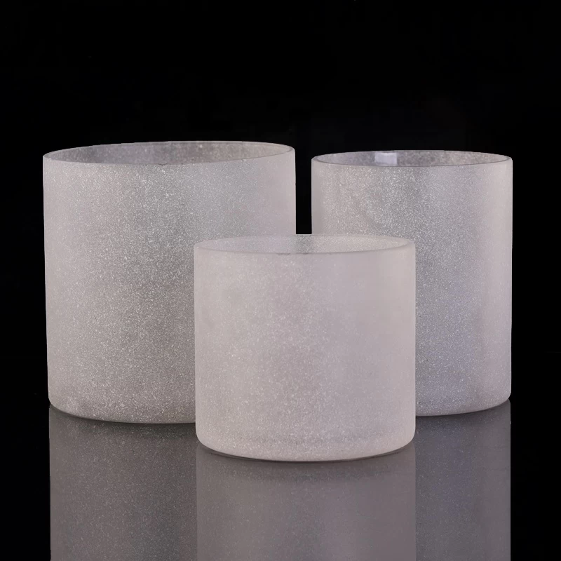 Matte candle holder glass candle jar wholesales