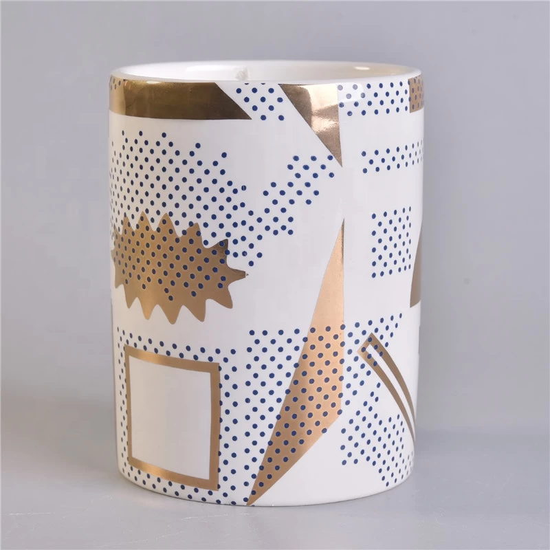 Sunny Glassware design ceramic candle holder for home decor