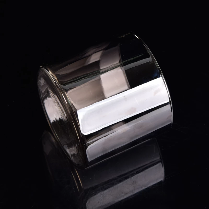 Cylinder empty decorative candle glass vessel
