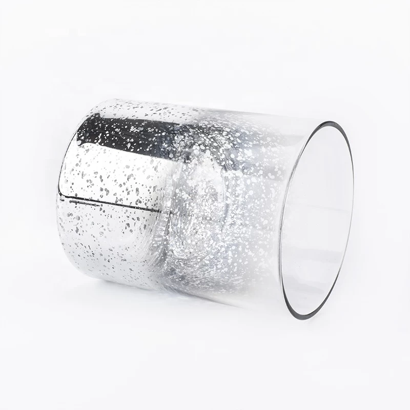 Matte silver decorative glass candle holders wedding centerpieces wholesales