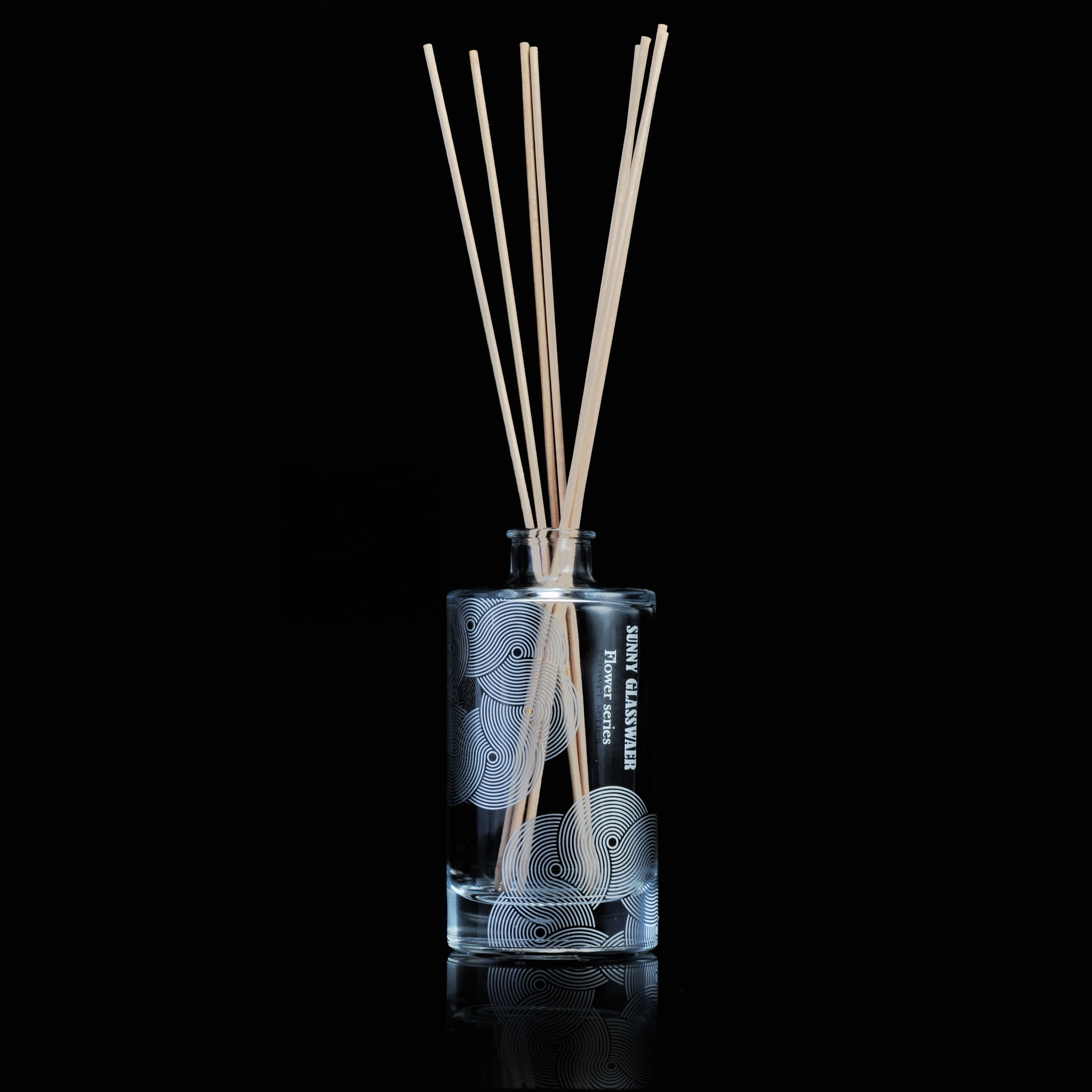 Sunny clear Luxury essential oil reed glass diffuser bottles