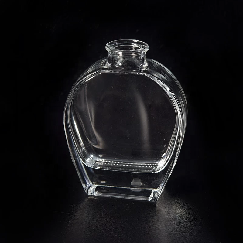 Luxury round glass oil bottle diffuser fragrance aromatherapy double wall home decoration