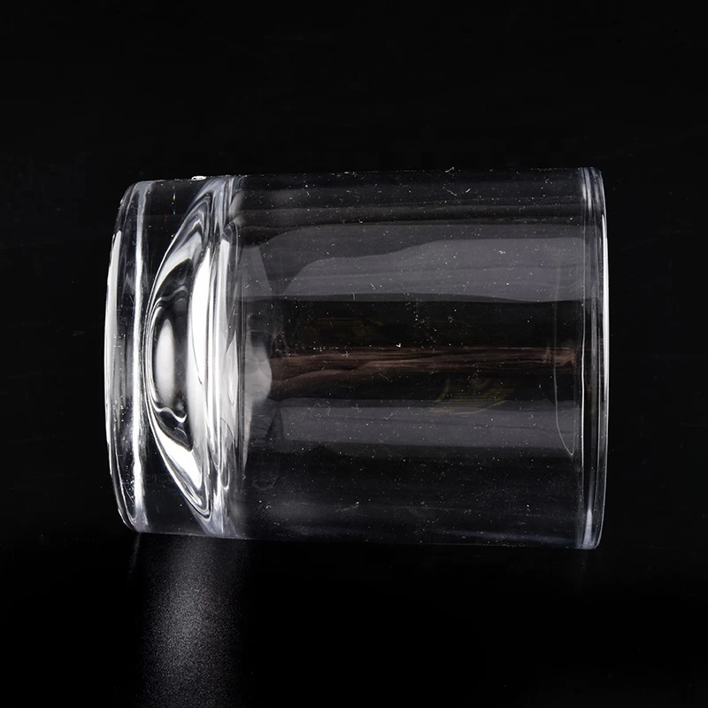 Sunny tealight clear glass candle jar for candle making 6oz 8oz