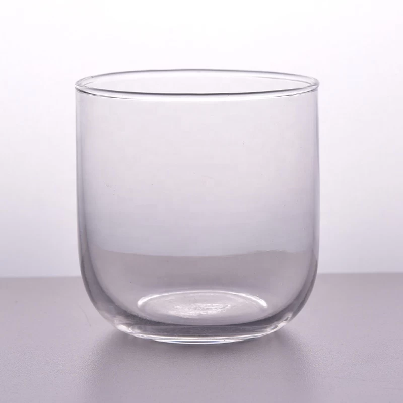 Clear spraying candle vessel tea light glass candles container scented wedding centerpieces wholesale