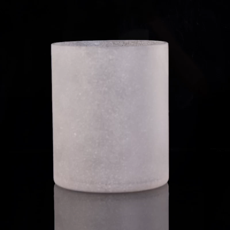 Coarse feeling luxury glass candle jar wholesale home decoration