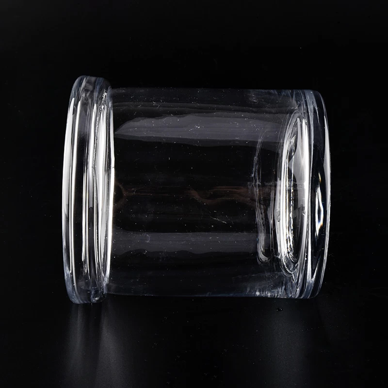 780ml customized color cylinder glass candle holder for candle making wholesale