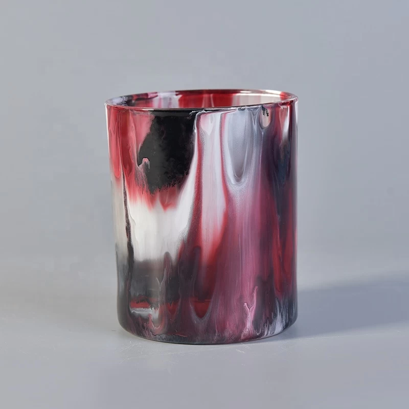 Heat resistant Custom glass candle vessel wholesales