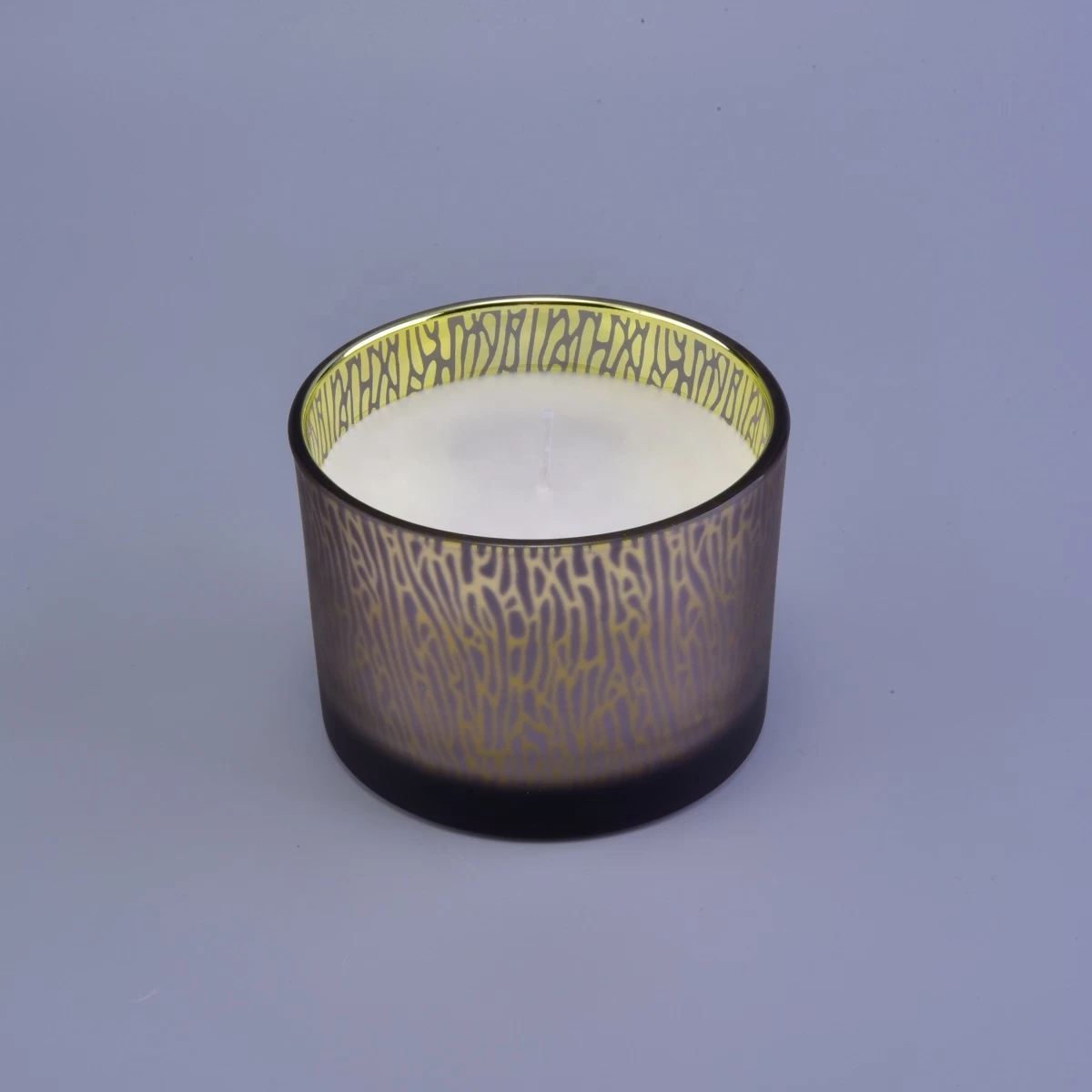 Hot sales frosted tealight luxury glass candle holders 8oz 10oz