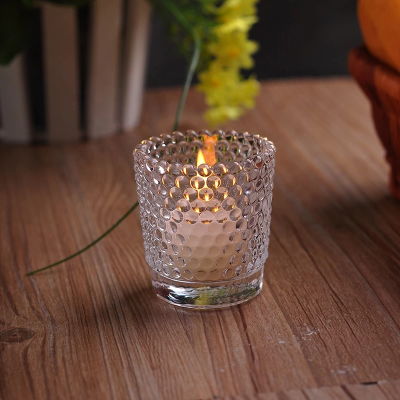 In bulk custom bubble tealight candle vessels glass 5 oz 8 oz 10 oz