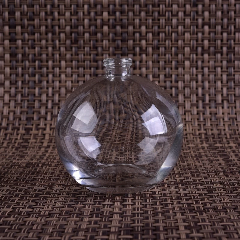 ball shape 100ml glas perfume bottles