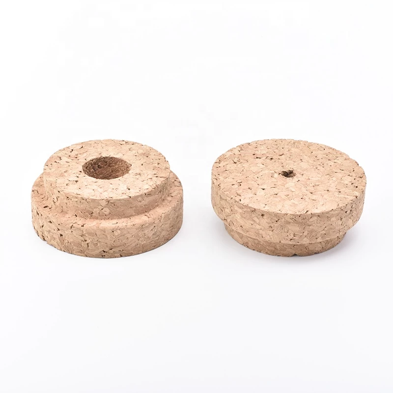 customized  lid for candle holder cork lid for customized size in bulk