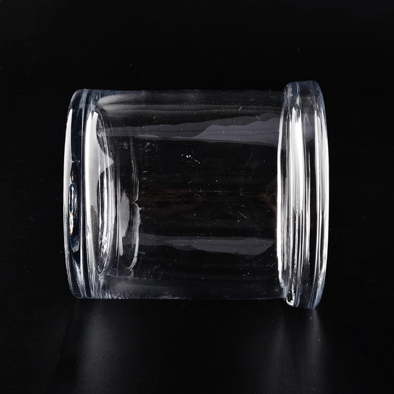 780ml big capacity luxury clear glass candle jar for candle making