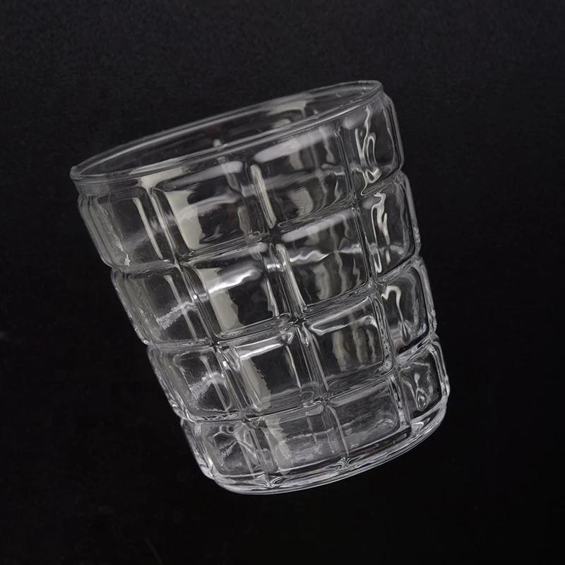home decorations candle vessel luxury glass container for candle making