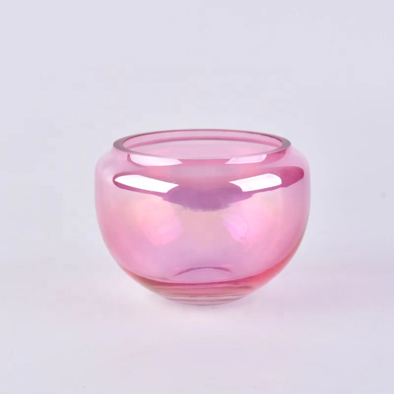 Customized candle vessel tea light glass candles jars scented wedding decor wholesales