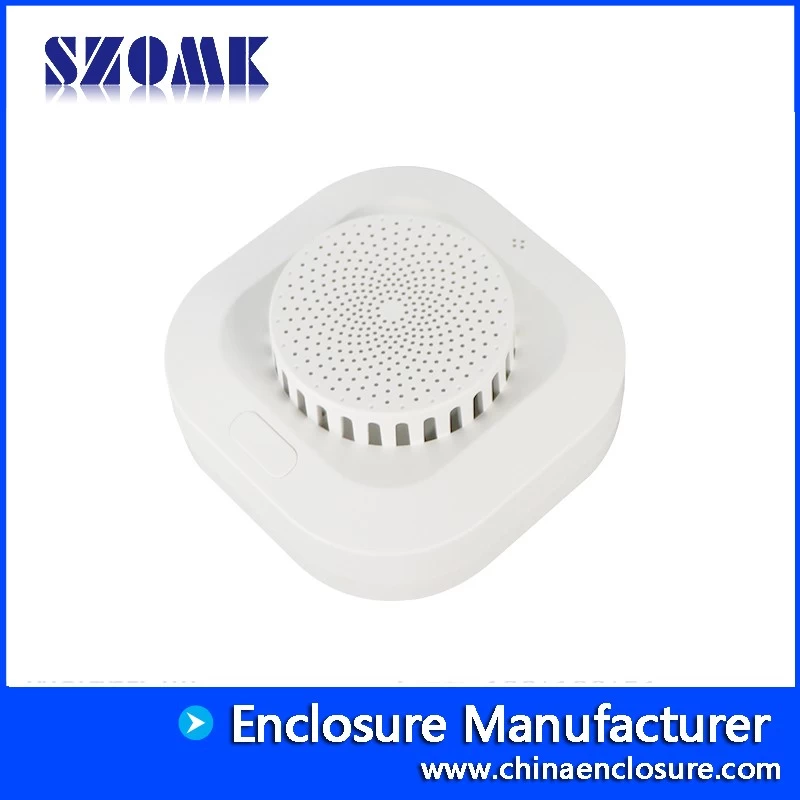 China SZOMK 2x AA Battery Compartment Plastic Temperature Humidity Sensor Enclosure AK-NW-94 100*100*51mm manufacturer