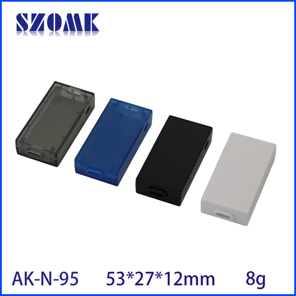 中国 53*27*12mm AK-N-95内部回路基板電子プロジェクトボックスUSBプラスチックパーツPCBボードボックスUSBフラッシュドライブケース メーカー