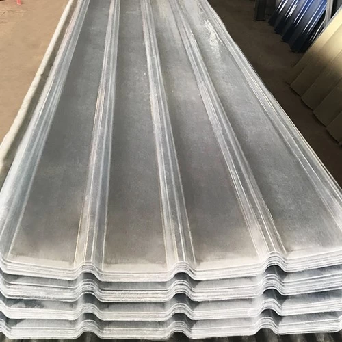 Manufacturers frp corrugated transparency trapezoidal fiberglass fiber clear plastic transparent roof sheet