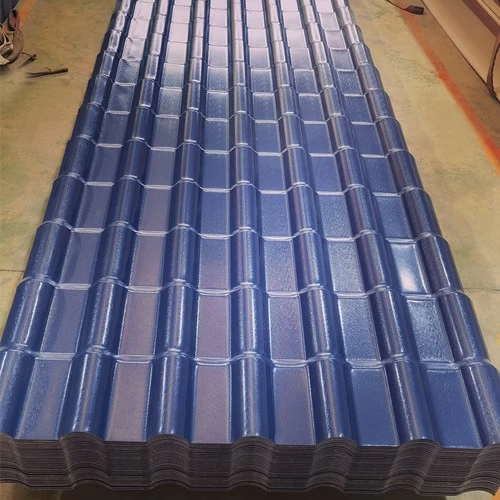 porcelana Fabricante chino productos aislamiento contra incendios a prueba de viento anticorrosión pvc plástico resina sintética teja corrugada fabricante