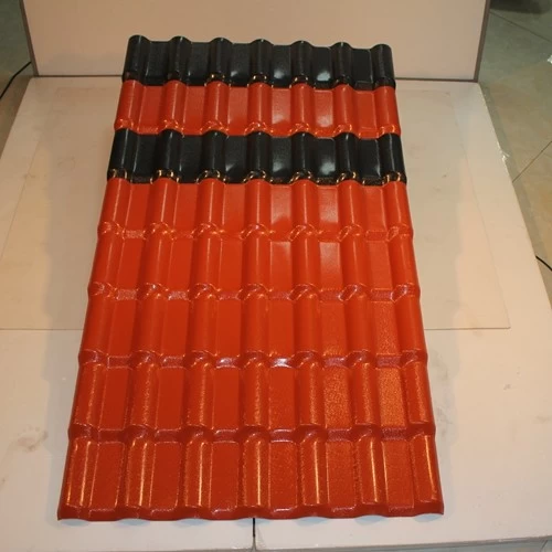 ورقة تسقيف الراتنج الاصطناعية ASA PVC مخصصة للبيع