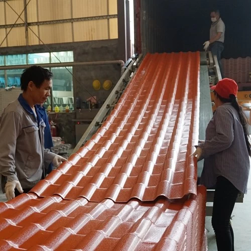 China harga kilang resin sintetik asa pvc bumbung kepingan jubin pembekal borong pengilang