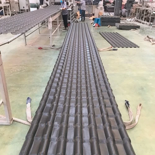Chine Résine synthétique artificielle ASA, tuiles en PVC, fabricants en gros de tôles de toiture fabricant