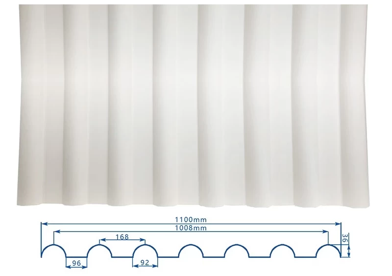 Feuilles de toiture ondulées en PVC en vente, créant un nouveau choix de toiture de haute qualité