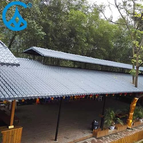 China synthetic resin roof tile factory