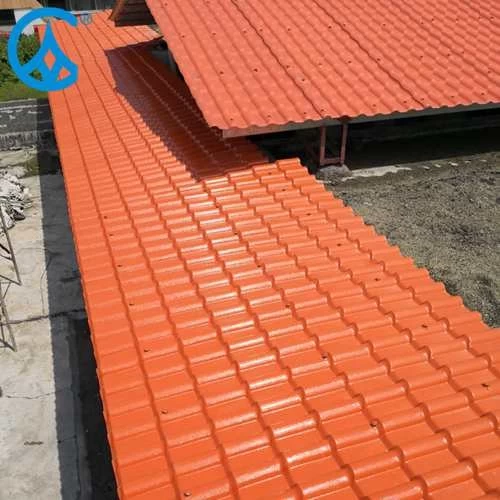 China synthetic resin roof tile factory