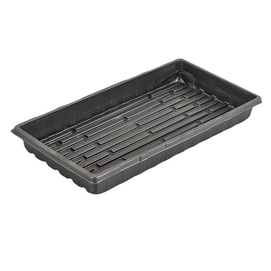 China Extra Strength Indoor Microgreens Growing PS Black Plastic Plug Trays Base 1020 Seed Trays manufacturer