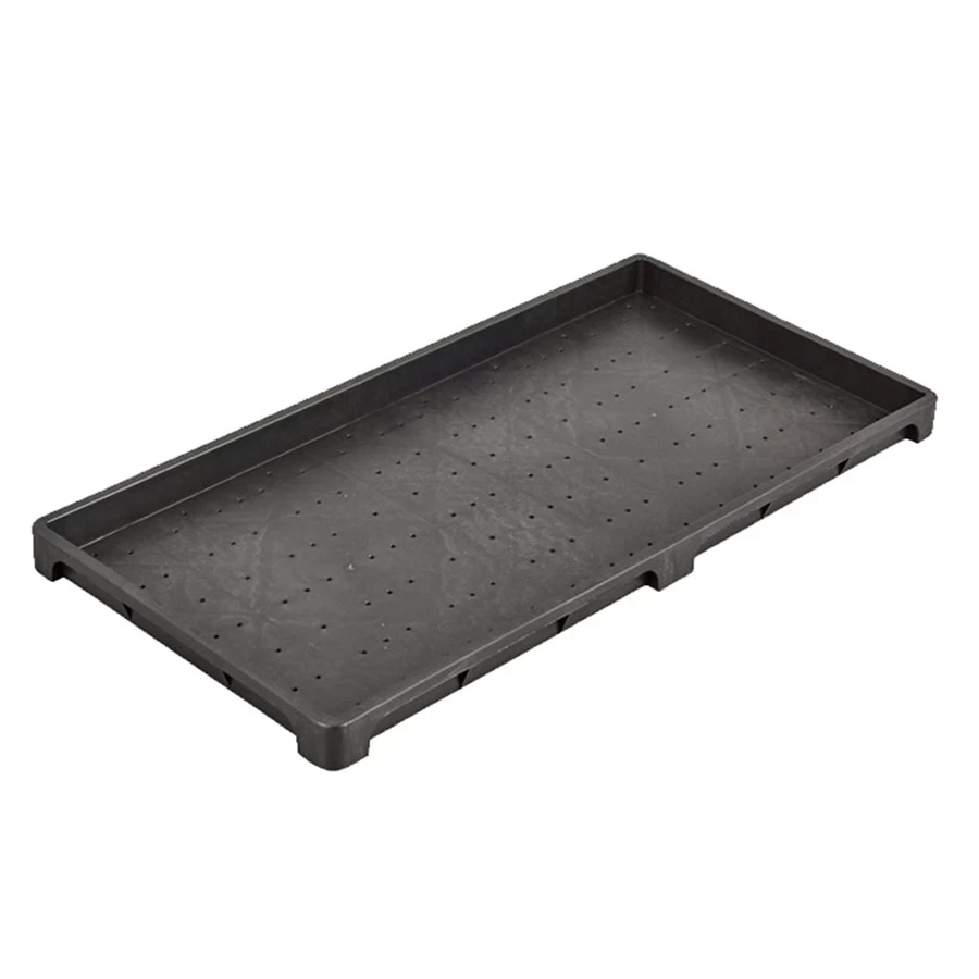 China Stackable 300x600mm PP Plastic Paddy Nursery Planting Rice Seedling Tray For Rice Transplanter manufacturer