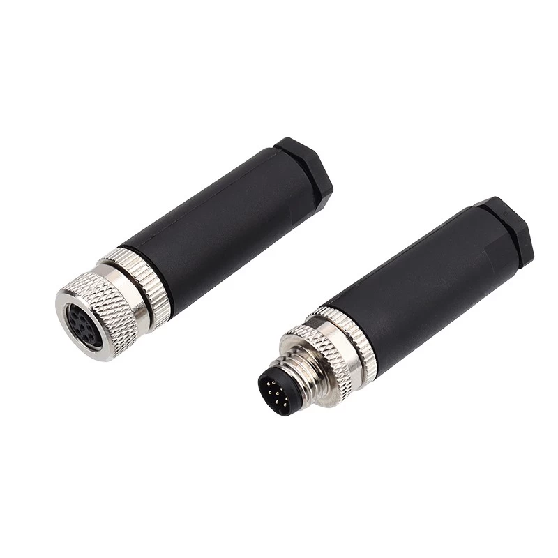 China M8 8-pole male female field solder cup connector manufacturer