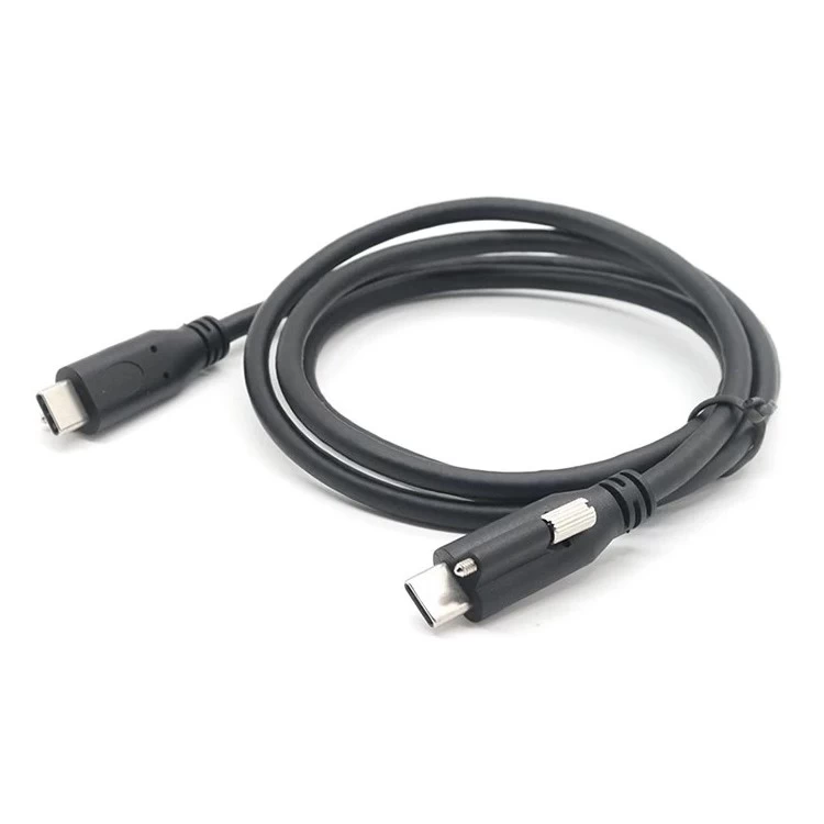 porcelana Cables de montaje en panel con bloqueo de tornillo USB-C fabricante