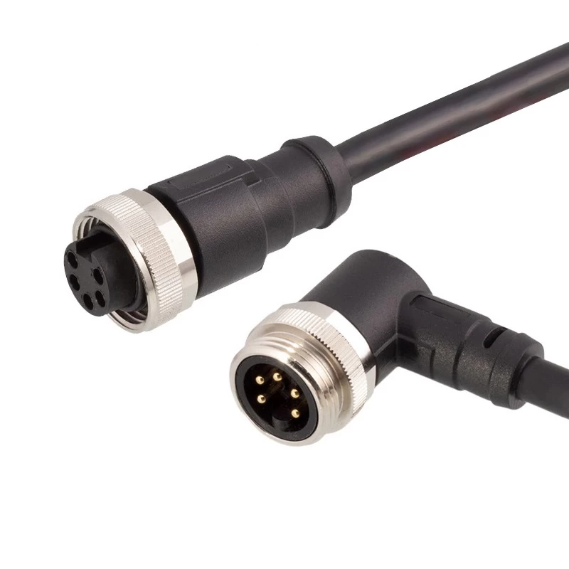 porcelana Cable 7/8 5 polos macho a hembra recto o en ángulo recto fabricante