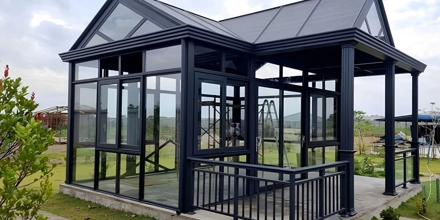 safety building glass sunroom