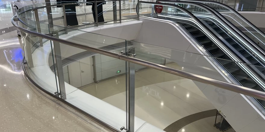 safety mall glass balustrade