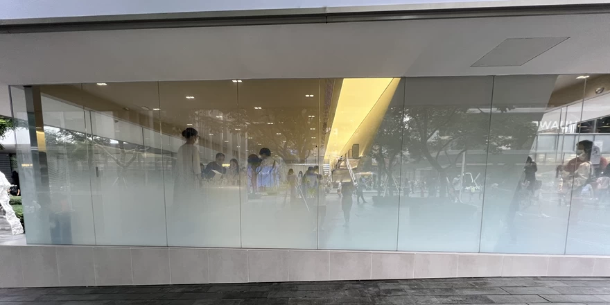 modern glass design privacy glass wall