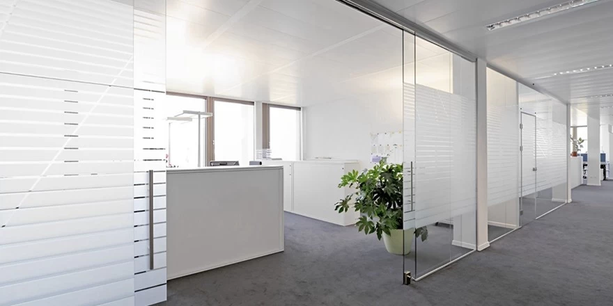 privacy glass office wall